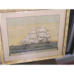 Signed & Numbered Tinted Lithograph  #1643480