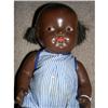 Image 1 : 9" Black Composition Baby Doll #1643498