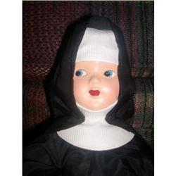 Composition Nun Doll all original #1643558