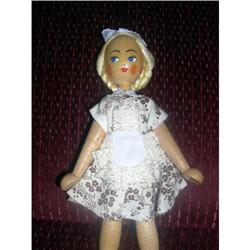 Polish Wood French Maid Doll sticker #1643576