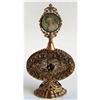 Image 1 : Apollo Bronze Filigree Portrait Perfume Bottle #1643847