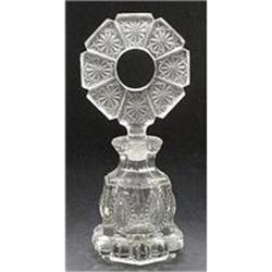 Pressed Glass Perfume Bottle Wheel Stopper #1643913