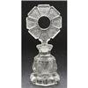 Image 1 : Pressed Glass Perfume Bottle Wheel Stopper #1643913