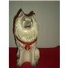 Image 1 : Carnival Chalkware Dog Black & White #1643997