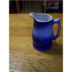 Early Flow Blue Crock Pitcher #1644021