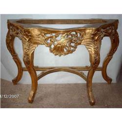 French Gold Leaf Console Table Base #1644055