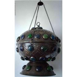 Arabian Egyptian Brass Lantern Chandelier #1644061