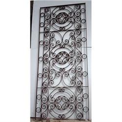 Hand Forged Wrought Iron Gate, No Welds #1644065