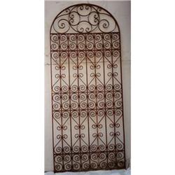 Hand Forged Wrought Iron Gate, No Welds #1644066