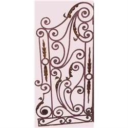 Wrought Iron Walk in Entrance Gate #1644070