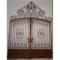 Wrought Iron Double Entry Garden Gates #1644072