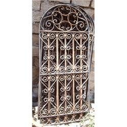 Pair of Wrought Iron Gates, No Welding #1644078