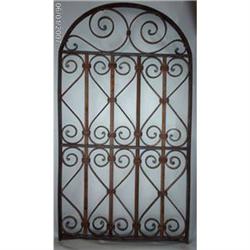 Pair of Wrought Iron Gates, No Welding #1644080