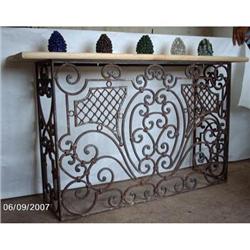 Wrought Iron Console Table Base #1644081