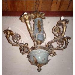 Marble Brass Hand Crafted Chandelier #1644085