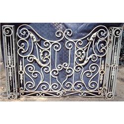 Wrought Iron Double Entry Garden Gates #1644086