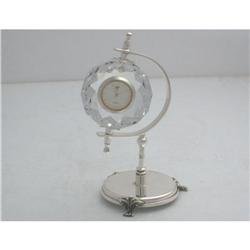 900K Sterling Silver Table Clock #1644092