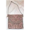 Image 1 : Beaded Pink Background Purse--Vintage #1644143