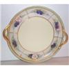 Image 1 : Hand Painted Limoges Blackberry Cake Plate #1644148
