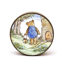 Old English Silver Enamel Winnie Pooh Box Mk  #1644264