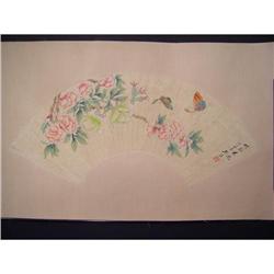 Fine Chinese Fan Painting  #1644385