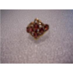 14 K Gold Garnet Ring #1644593