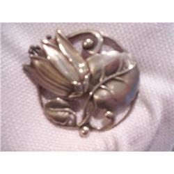 Sterling Silver Tulip Pin #1644594