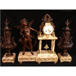 A French 3rd Republic marble garniture with big#1656547