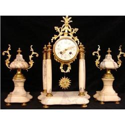 A French 3rd Republic double pillar white #1656548