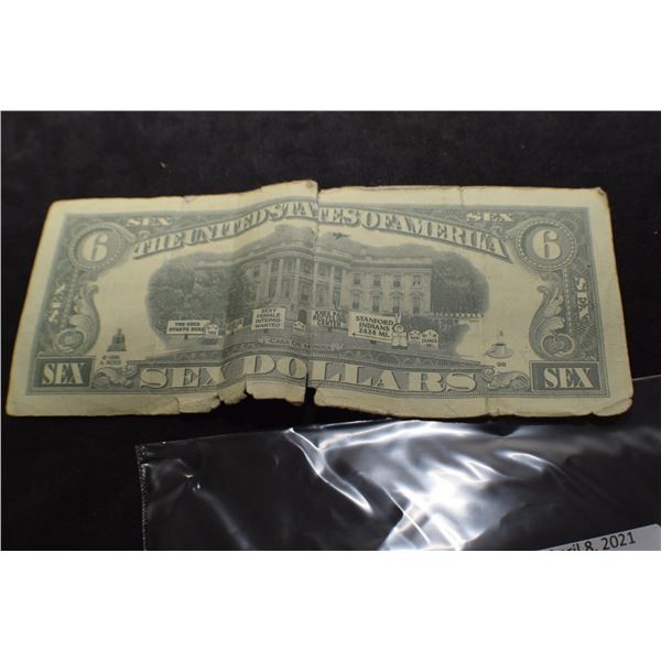 CLINTON SEX DOLLAR BILL - Bodnarus Auctioneering CLINTON SEX DOLLAR BILL - Bodnarus Auctioneering