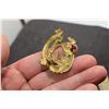 Image 2 : CANADIAN MILITARY CAP BADGE ---- 4TH CANADIAN LIGHT HORSE