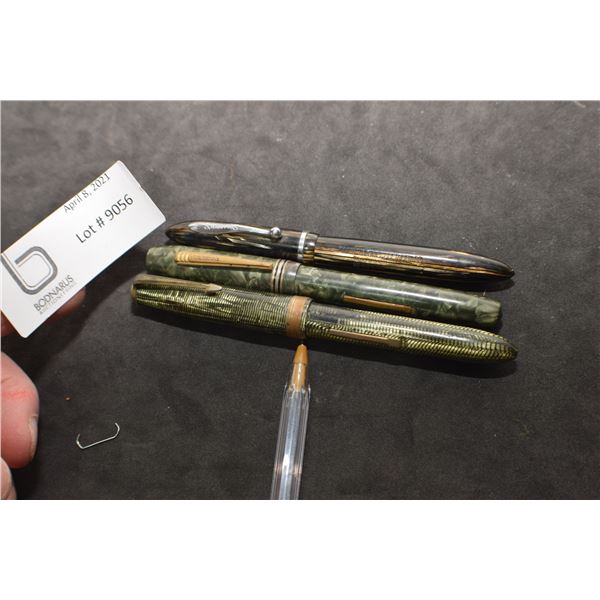 FOUNTAIN PENS  - SHAEFFER & RARE CANADIAN ECLIPSE ZEPHYR IN GREEN