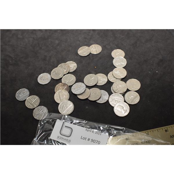 CANADA SQUARE NICKLE LOT - 1 TOMBAC