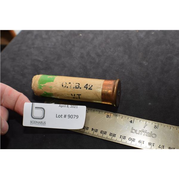 1942 WWII BULLET ? FLARE ? CASING