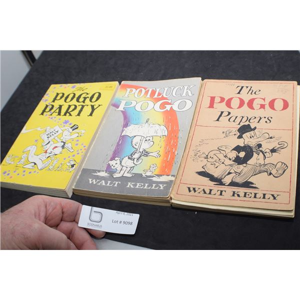 3 1950S POGO CARTOON BOOKS / SOME LOOSE PAGES / GREG BARNSLEY CTV CFQC