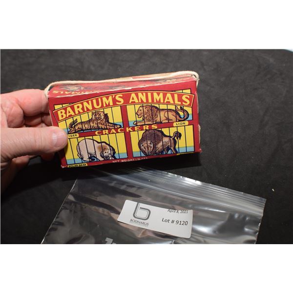 ANTIQUE WINNIPEG ANIMAL CRACKER BOX