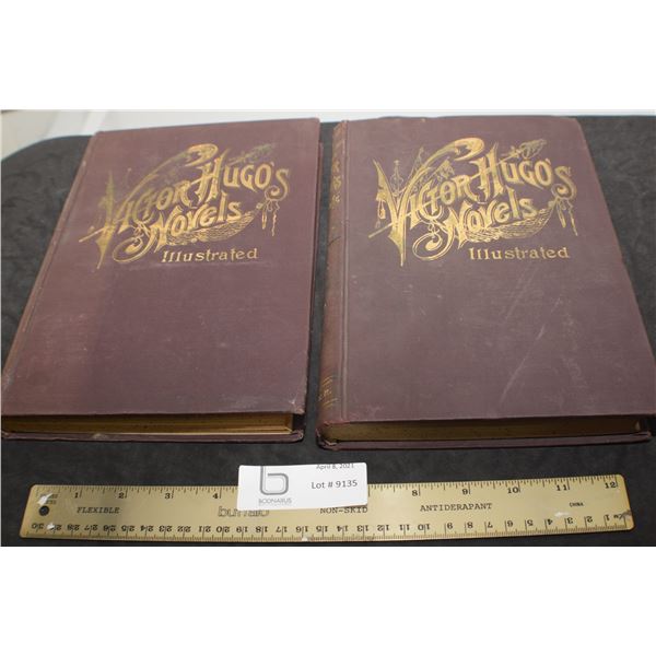ANTIQUE BOOK WITH WOOD ENGRAVINGS