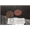 Image 1 : WWII CANADIAN SOLDIERS DOG TAGS