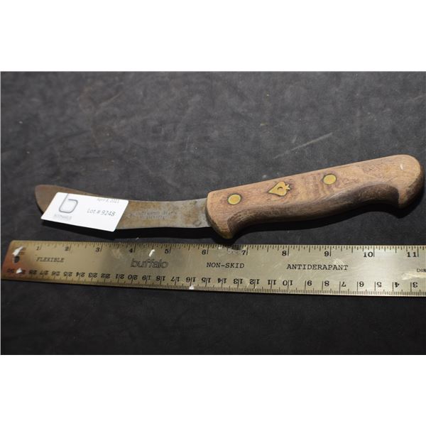 FRIED. HERDER ABR. SOHN SOLINGEN PROFESSIONAL ANTIQUE KNIFE ACE OF SPADES HANDLE