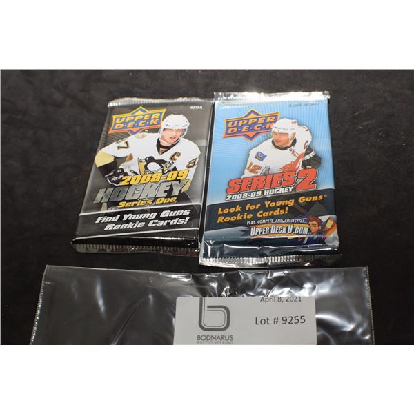 2008-09 SERIES 1 & 2 UPPER DECK SEALED HOCKEY CARDS PACKS