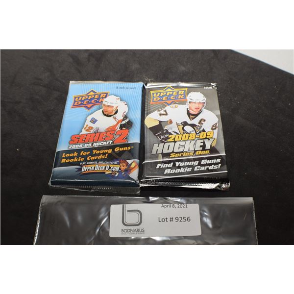 2008-09 SERIES 1 & 2 UPPER DECK SEALED HOCKEY CARDS PACKS