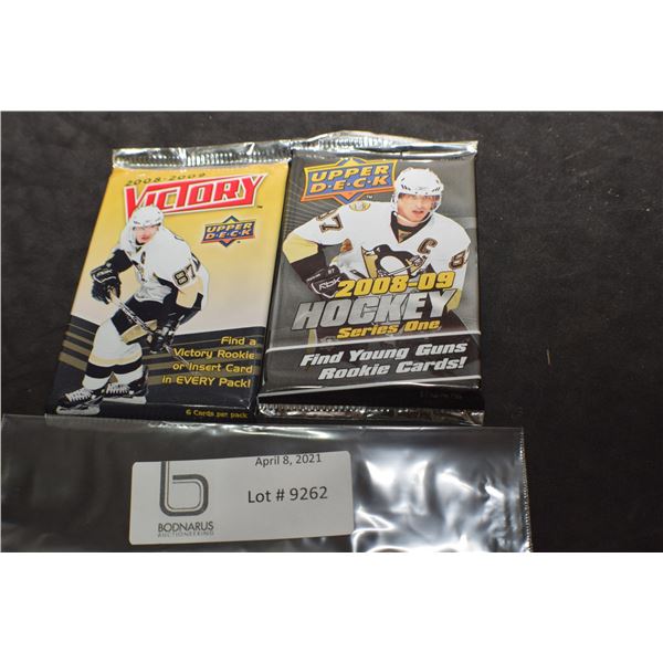 2008-09 SERIES 1  UPPER DECK / VICTORY SEALED HOCKEY CARDS PACKS