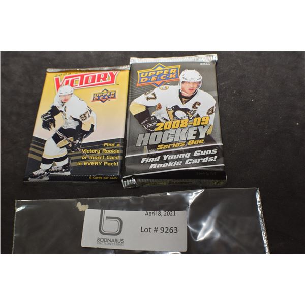 2008-09 SERIES 1  UPPER DECK / VICTORY SEALED HOCKEY CARDS PACKS