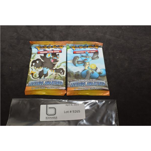 POKEMON X 2 SEALED PACKS TRADING CAR