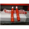 Image 1 : (4X THE MONEY) Four Refills of Orange Plastic Safety Fence: 4ft x 50ft