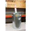 Image 1 : Metal Trash Can and Roll of Window Film: 180ft in length
