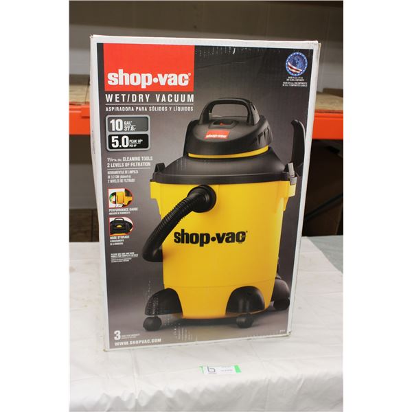 Wet Dry 10 Gallon Shop Vacuum Sealed in Box