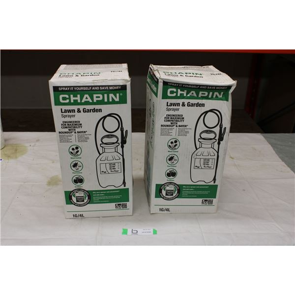 (2X THE MONEY) Pair of Garden Sprayers