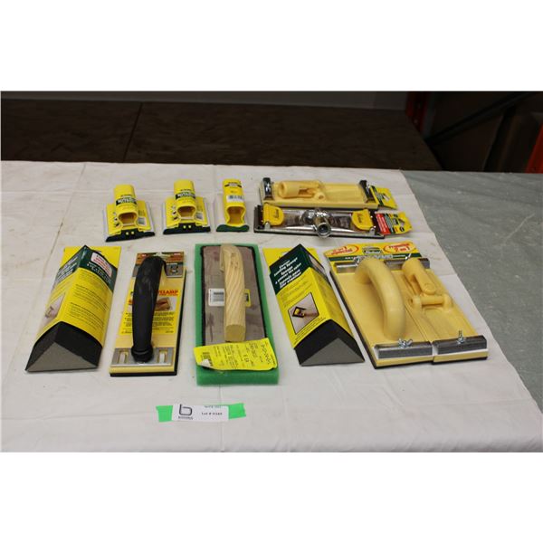 Assorted Sanding + Drywall Tools
