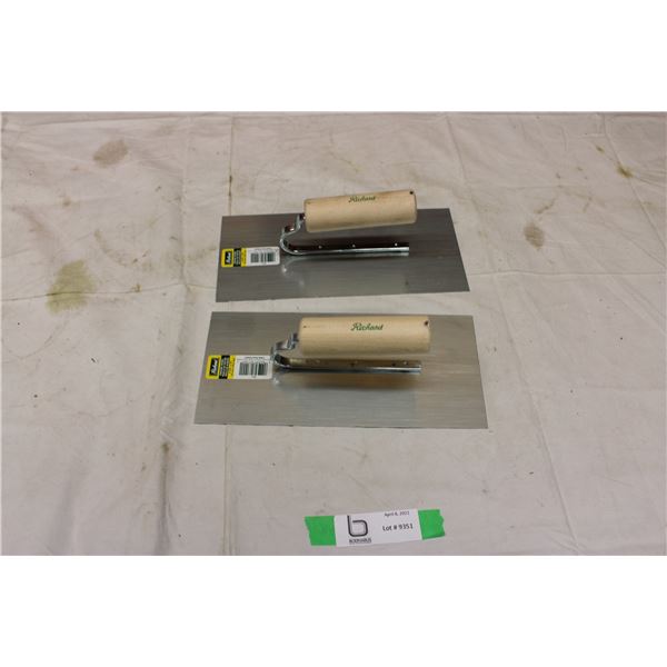 Pair of Finishing Trowels